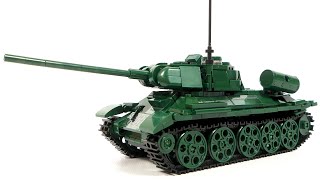 Build Your Own Lego Tank Unboxing Sluban M38B0982 T34 [upl. by Chivers148]