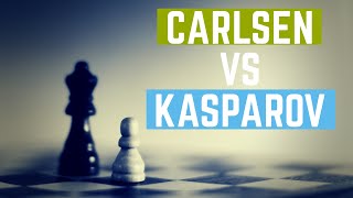 CARLSEN vs KASPAROV 🥊🥊🥊 La 1ª partida Magnus con 13 años [upl. by Adiarf]