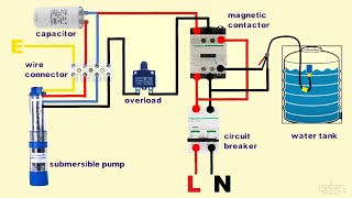 submersible motor float switch connection [upl. by Walsh194]