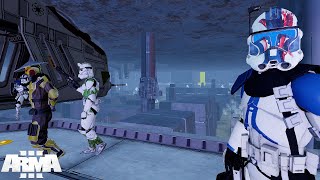 501st 442nd and ARCs TAKE ON Level 1313 on CORUSCANT  Star Wars Arma 3 [upl. by Eltotsira]