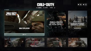 Breaking New Black Ops 6 COD HQ UI No Animated Logo Loading Screen [upl. by Llenrev488]