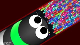 Slitherio AI 100000 Score Epic Slitherio Gameplay slitherio 205 SmashIO [upl. by Oakie]