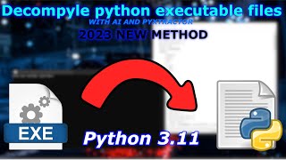 Decompile Python 311 EXE files using pyxtractor and AI chatgpt blackboxai NEW METHOD 20232024 [upl. by Olethea427]