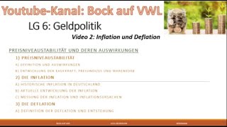 Preisniveaustabilität Inflation und Deflation [upl. by Carver]