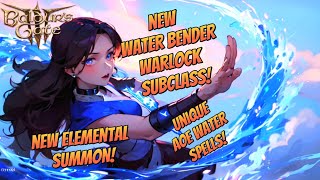 🌊The Water Bender Build🌊Fathomless Warlock Subclass Baldurs Gate 3 baldursgate3 baldursgate3mods [upl. by Nnyla]