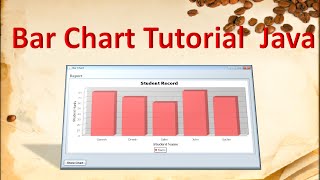 How to make bar chart in java using JFreeChart [upl. by Larina]