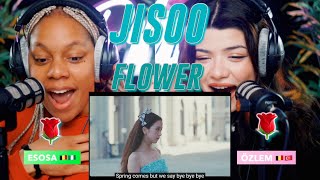 JISOO  ‘꽃FLOWER’ MV reaction [upl. by Oesile393]