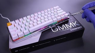 GMMK Compact 60 Modular Mechanical Gaming Keyboard Unboxing  ASMR [upl. by Nevsa]