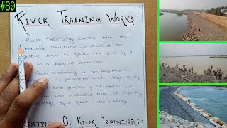 Irrigation River training works  Objectives  Classification  Methods of River training Hindi [upl. by Rafaelia]