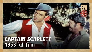 Captain Scarlett 1952 Adventure Drama  Full Length Color Movie [upl. by Abbie]