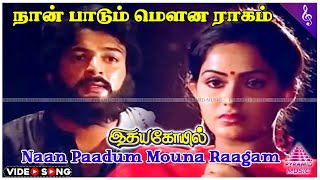 Naan Paadum Mouna Video Song  Idaya Kovil Movie Songs  Mohan  Ambika  Radha  Ilaiyaraaja [upl. by Thill]