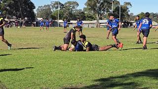 Tobiass Bass High Rugby League highlights 2024 CanterburyBankstown Bulldogs u14s Development [upl. by Sirod]