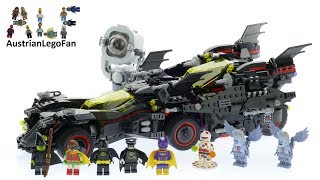 Lego Batman Movie 70917 The Ultimate Batmobile  Lego Speed Build Review [upl. by Shem610]