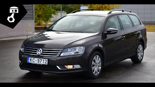 Volkswagen Passat B7 16 TDI Bluemotion Тестдрайв zhmuraTV [upl. by Anerev]