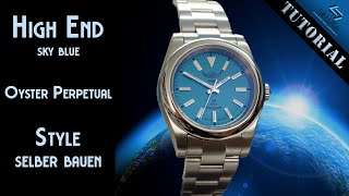 personalisierte High End Uhr im Oyster Style  Automatik Sellita SW200  Tutorial mit DIY Uhrenbauer [upl. by Liarret]