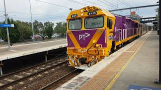 N Class loco at Watergardens station Railway PTV [upl. by Samuel]