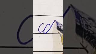 Beautiful Cursive writing with pen join cd shorts WritingSkills129 [upl. by Atinrev]