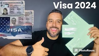 VISA AMERICANA 2024 renovación  primera vez y costos 2024 visa 2024 visaamericana precios y más [upl. by Ailama424]