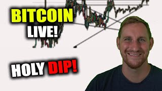 BITCOIN LATE NIGHT LIVE HOLY DIP [upl. by Barden]