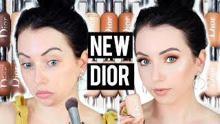 DIOR BACKSTAGE FACE amp BODY FOUNDATION First Impression Review amp Demo Dry Skin 10 HR Wear Test [upl. by Alletneuq]