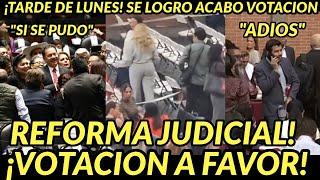 TRUINFA APLANADORA MORENA VOTACION A FAVOR REFORMA JUDICIAL SE TERMINO HOY EN VIVO Y EN DIRECTO [upl. by Rufford]