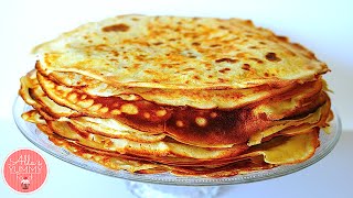 How to Make Blini  Russian Pancakes Recipe  Как сделать Блины [upl. by Olrak]