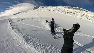 Hintertux powder skiing in october [upl. by Eimia]