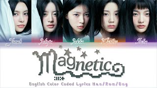 ILLIT 아일릿  Magnetic  English Lyrics Translation  Eng Sub  Color Coded Lyrics HanRomEng [upl. by Tnarud]