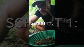 ✅Reich werden durch Goldsuche 😱 goldwaschen natur outdoor [upl. by Schmidt]