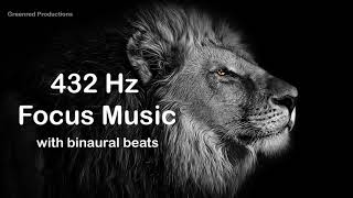 Deep Focus Music with 432 Hz Tuning and Binaural Beats for Concentration  Study Music [upl. by Galasyn640]