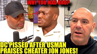 Annoyed Daniel Cormier almost ended interview with Kamaru after remark on Jon JonesDana WhiteUFC [upl. by Hanschen]