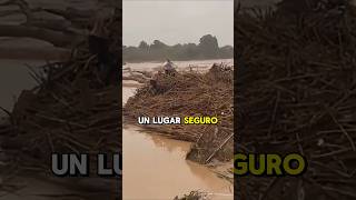 Perro rescatado en las inundaciones 🐶 [upl. by Ronald]