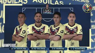 Alineación Club América vs Atlanta United  CampeonesCup [upl. by Colyer]