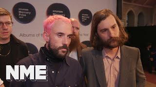 Mercury Prize 2019 Idles tell us all about their bromance with Slowthai [upl. by Ashmead219]