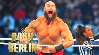 Braun Strowman Vs Bronson Reed  WWE Bash in Berlin Full Match  2024 [upl. by Nnayhs]