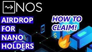 NANO AIRDROP  GET FREE NOS TOKENS  HOW TO CLAIM  EXPLAINED [upl. by Senior857]