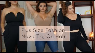 Plus Size Fashion Nova Haul [upl. by Botzow692]