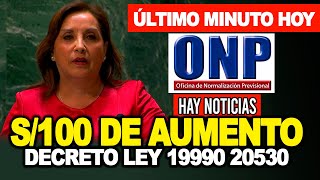 ONP AUMENTO DE PENSIONES CON IMPUESTO SOLIDARIO DIRIGENTES PIDEN INCREMENTO A JUBILADOS ONP [upl. by Ahtenak723]