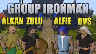 HC GROUP IRONMAN THE ROAD TO RANK 1 ft Alkan Alfie and Zulu OSRS [upl. by Chadburn328]