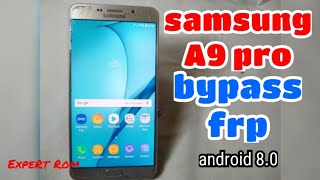 HushSms Solution  Samsung A9 pro Bypass Google Account Android 80 [upl. by Nodnalb]