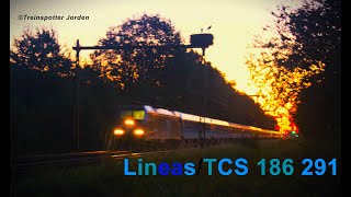 TCSLineas 186 291 met EuropeanSleeper langs Barneveld 4K [upl. by Marbut]