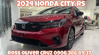 2024 Honda City 15 RS CVT Ignite Red Metallic [upl. by Htennek]