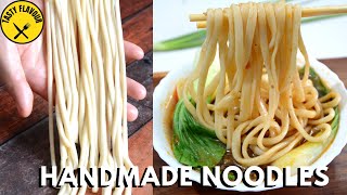 THE BEST HANDMADE NOODLE YOULL EVER EAT  EASY AND SIMPLE HANDMADE NOODLES RECIPE [upl. by Eiramalegna]