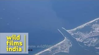 Bay of Gdańsk Poland  aerial footage [upl. by Arabeila]