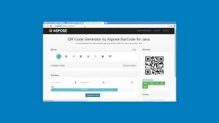 Howto Run QR Code Generator by AsposeBarCode for Java Using Maven [upl. by Eddi]