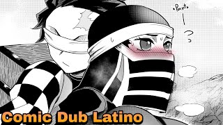 Esa no es una Espada 😏🔥  Comic Dub Latino  Kimetsu no Yaiba [upl. by Yleme]