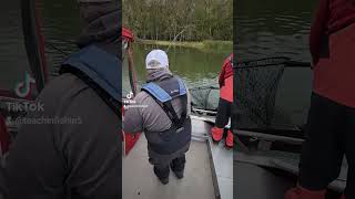 Captain Lance Hookin Up With A Manistee River Steelhead Float Fishing For Some Fall Steel [upl. by Willow]