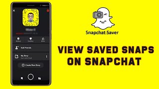 How To View Saved Snaps On Snapchat [upl. by Nohtiek]