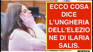 ECCO COSA DICE LUNGHERIA DELLELEZIONE DI ILARIA SALIS [upl. by Hibbert]