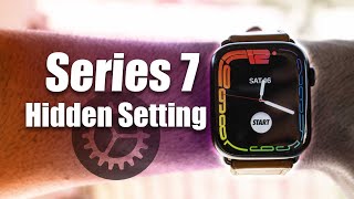 Apple WATCH Series 7  20 Settings You NEED to Change RIGHT NOW [upl. by Nodnnarb]